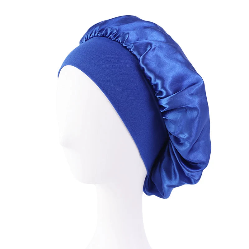 Bonnet de Nuit Ultime en Satin – Protection Capillaire &amp; Confort Inégalé