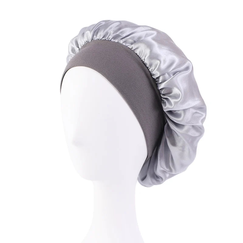 Bonnet de Nuit Ultime en Satin – Protection Capillaire &amp; Confort Inégalé