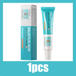 Crème Anti-Acné à l'Acide Salicylique Réparation Anti-Acné Rougeurs Boutons Nettoyage Profond des Pores Contrôle du Sébum Hydratation Soin de la Peau