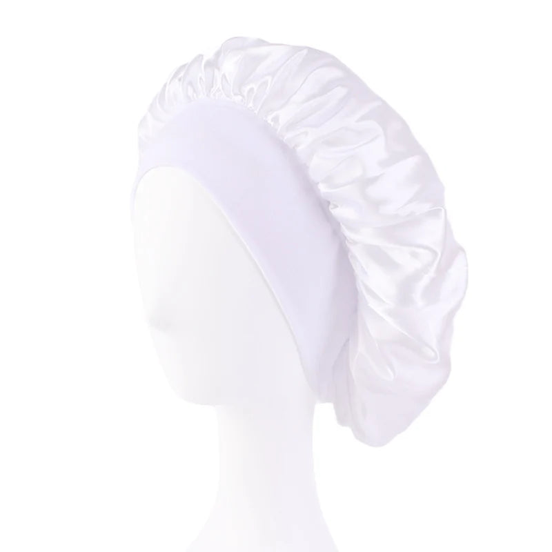 Bonnet de Nuit Ultime en Satin – Protection Capillaire &amp; Confort Inégalé